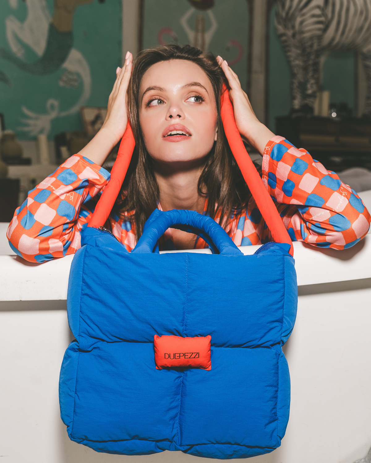 BIG PUFFY BLU - BAG